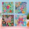 4 Pack Cute Butterfly Flower Diamond Painting Kits for Kids Girls Ages 3-12 Art Crafts 5D Mosaic Gems Paint Sets by Number Kits for Kids Girls for Home Office Wall Decor